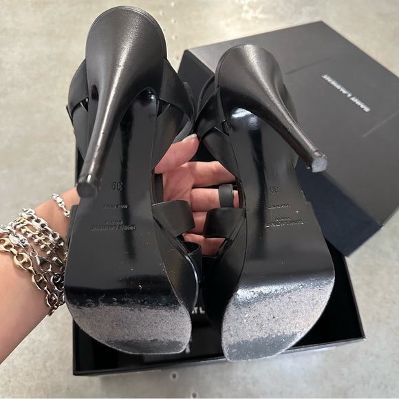 YVES SAINT LAURENT TRIBUTE PLATFORM HEELS 🔥 - Picture 6 of 10
